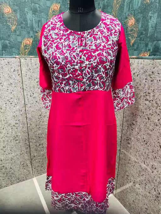 Anarkali High Demand trendy Rayon Gown Kurtis